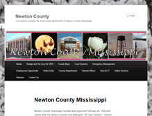 Tablet Screenshot of newtoncountyms.net